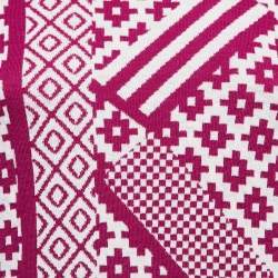 Pre Owned Kenzo Multicolor Patterned Knit Sweater XS