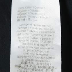 Pre Owned Kenzo Black Logo Print Cotton Short Sleeve T-Shirt S