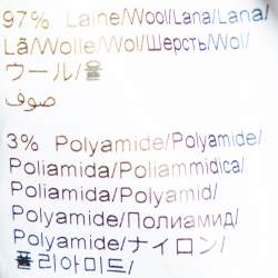 Pre Owned Kenzo Black Wool Knit Logo Intarsia Knit Sweater L