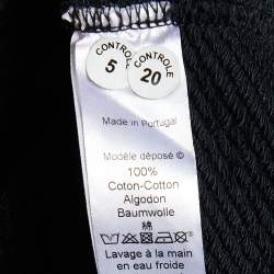 Pre Owned Kenzo Black Koi Fish Print Cotton Crew Neck Sweatshirt M