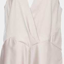 Kenzo Pink Wool & Silk Sleeveless Jumpsuit L