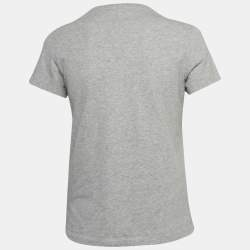 Kenzo Grey Classic Tiger Print Cotton Knit Crew Neck T-shirt M