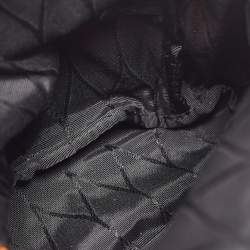 Pre Owned Kenzo Orange/Black Nylon Mini Embroidered Tiger Backpack