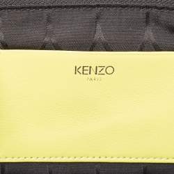 Kenzo Yellow Leather Oversized Forever No? Clutch