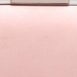 Pre Owned Kenzo Pink Satin Clutch
