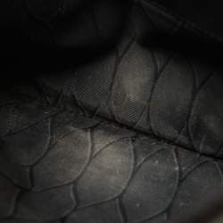مملوكة مسبقًا Kenzo Black Fabric Tiger Print Flat Zip Pouch
