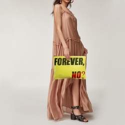 Kenzo Yellow Leather Oversized Forever No? Clutch