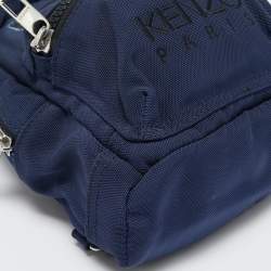 Pre Owned Kenzo Navy Blue Nylon Mini Kampus Tiger Backpack