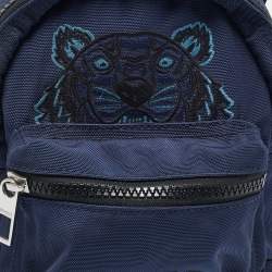 Pre Owned Kenzo Navy Blue Nylon Mini Kampus Tiger Backpack