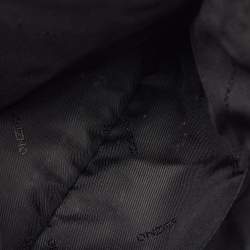 Kenzo Black Fabric Criss Cross Logo Print Zip Pouch