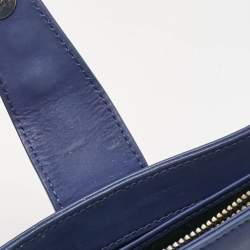 Kenzo Blue Faux Leather Kalifornia Wallet On Chain