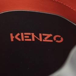 Kenzo Black Leather Drawstring Bucket Bag