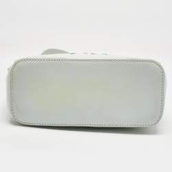 Kenzo Mint Green Leather Small Eye Tote
