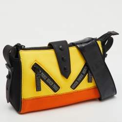Pre Owned Kenzo Multicolor Canvas and Leather Kalifornia Shoulder Bag