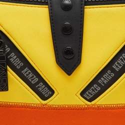 Pre Owned Kenzo Multicolor Canvas and Leather Kalifornia Shoulder Bag