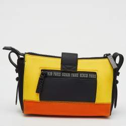Pre Owned Kenzo Multicolor Canvas and Leather Kalifornia Shoulder Bag