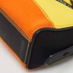 Pre Owned Kenzo Multicolor Canvas and Leather Kalifornia Shoulder Bag