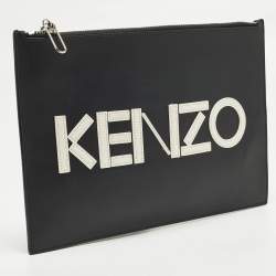 مملوكة مسبقًا حقيبة صغيرة كنزو كاليفورنيا جلد أحمر سكارلت