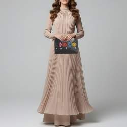 مملوكة مسبقًا Kenzo Logo Patch Black Leather Zip Flat Pouch