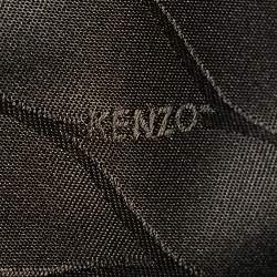 مملوكة مسبقًا Kenzo Blue Pattern Print Coated Canvas Flat Zip Pouch 