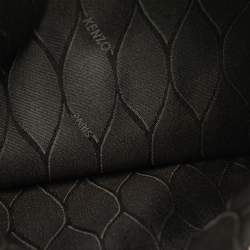 مملوكة مسبقًا Kenzo Blue Pattern Print Coated Canvas Flat Zip Pouch 