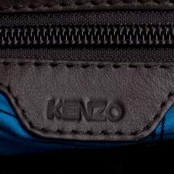 Pre Owned Kenzo Multicolor Leather Patch Work Hobo
