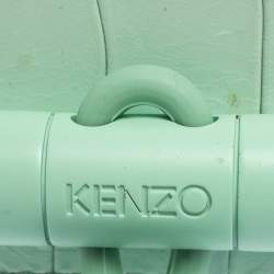 Pre Owned Kenzo Mint Green Croc Embossed Leather Mini Sailor Bag