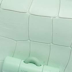Pre Owned Kenzo Mint Green Croc Embossed Leather Mini Sailor Bag