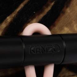 Pre Owned Kenzo Black/Brown Tiger Print Calfhair and Leather Mini Sailor Bag