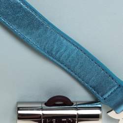 Pre Owned Kenzo Tri Color Leather and Suede Mini Sailor Chain Top Handle Bag