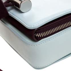 Pre Owned Kenzo Tri Color Leather and Suede Mini Sailor Chain Top Handle Bag