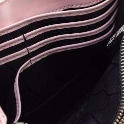 Pre Owned Kenzo Light Pink Leather Kalifornia Chain Shoulder Bag