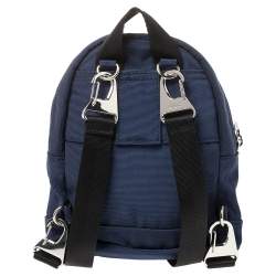 Pre Owned Kenzo Blue Nylon Mini Kampus Tiger Backpack