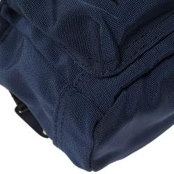 Pre Owned Kenzo Blue Nylon Mini Kampus Tiger Backpack