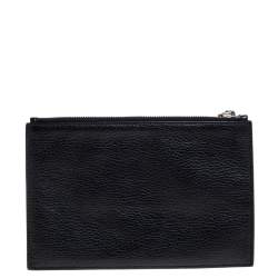 مملوكة مسبقًا حقيبة كينزو مطرزة أى جلد محبب سوداء 