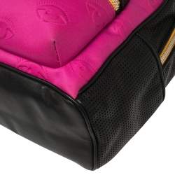 Kenzo Multicolor Leather and Neoprene Kombo Backpack