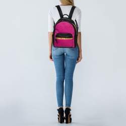 Kenzo Multicolor Leather and Neoprene Kombo Backpack