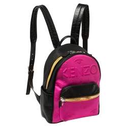 Kenzo Multicolor Leather and Neoprene Kombo Backpack