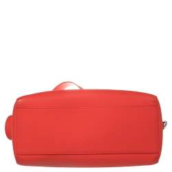 Pre Owned Kenzo Cherry Red Leather Kalifornia Tote