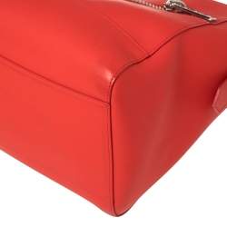 Pre Owned Kenzo Cherry Red Leather Kalifornia Tote