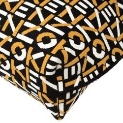 Kenzo Tricolor Monogram Knit Fabric Scuba Tote