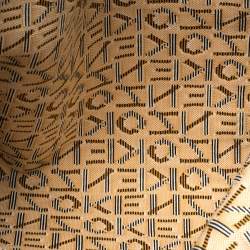 Kenzo Tricolor Monogram Knit Fabric Scuba Tote