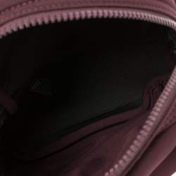 Pre Owned حقيبة ظهر كينزو شعار نمر ميني نيوبرين عنابي داكن