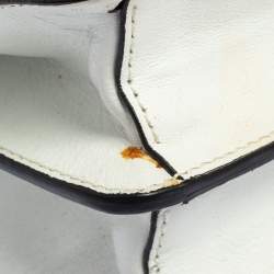 Pre Owned Kenzo Multicolor Printed Canvas and Patent Leather Double Flap Shoulder Bag