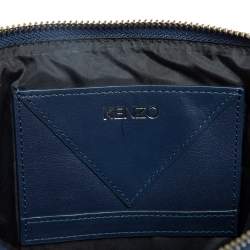 مملوكة مسبقًا Kenzo Multicolor Tiger Print Nylon Zip Pouch