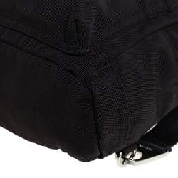 Pre Owned Kenzo Black Canvas Mini Embroidered Tiger Backpack