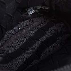 Pre Owned Kenzo Black Canvas Mini Embroidered Tiger Backpack