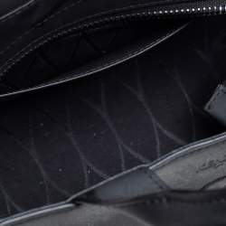 Pre Owned Kenzo Black Marine Leather Mini Kalifornia Tote