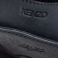Pre Owned Kenzo Black Marine Leather Mini Kalifornia Tote