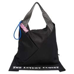 Pre Owned Kenzo Black Nylon Champ Tote